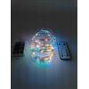 Maka Luci di natale con filo in rame 30 metri 300 led a batteria o presa multicolori