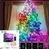 LUCI DI NATALE SMART WIFI CATENA LUMINOSA ALBERO LED RGB SMARTPHONE IPHONE 2022