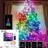 LUCI DI NATALE SMART WIFI CATENA LUMINOSA ALBERO LED RGB SMARTPHONE IPHONE