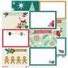 Anita y su mundo 37011750 Confezione da 5 Carte Scrapbooging, Stampate Double Face, Carte Grandi 10,16 x 15,24 cm, Collezione Natale Magica
