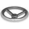Ganter Normelemente Volantino in ghisa, DIN 950-GG-80-B12-A, diametro d1: 80 mm, foro d2: 12 mm
