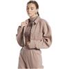 Reebok Classics Reverse Fleece Layer Sweatshirt Beige S Donna