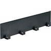 Wenko Portautensili magnetico Ima nero, accessorio Black Outdoor Kitchen con 4 ganci per panni e accessori per barbecue, fissaggio rapido senza perforare su superficie metallica, 30 x 6,5 x 2 cm