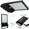 Foyu Lampione Stradale Pannello Energia Solare Faro Fotovoltaico Esterno 42 LED Luce