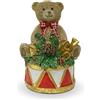 Nuvole di Stoffa Decorazione natalizia in resina Orsetto su tamburo Idea Regalo Casa 9cm 5752