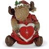 Preziosa Home Decorazione natalizia Renna di Babbo Natale seduta peluche Idea Regalo 5855