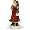 Nuvole di Stoffa Decorazione natalizia in resina statuina Babbo Natale Idea Regalo Casa 18cm 5746