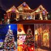 LUCI DI NATALE LED DA INTERNO ESTERNO NATALIZIE VERDE TRASPARENTE ALBERO