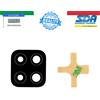 KIT LENTE FOTOCAMERA CAMERA COVER POSTERIORE PER SAMSUNG GALAXY A12 A125 A127