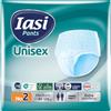 IASI Pants UNISEX Alta Protezione, 14 Mutande Assorbenti monouso, Assorbenza EXTRA, Taglia M, 14 Unità