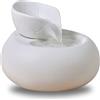 Zen Light Zen'Light - Fontana Toby per gatti e cani - Abbeveratoio per animali domestici in ceramica smaltata - Dispenser di acqua senza colore, non tossico - Circuito dell'acqua chiuso senza luce - Altezza 18
