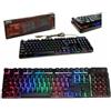 KR-6300 Tastiera da Gioco Silenziosa RGB LED Gaming Keyboard