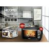 HOOMEI Forno Elettrico Fornelletto Fornetto 18Lt con Timer e Luce Interna 1200W HM-5218