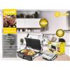 HOOMEI Bistecchiera Piastra Griglia Elettrica con Termostato Regolabile 1200W HM-5842