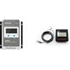 EPEVER Regolatore Di Carica Mppt Regolatore Di Carica 30A Funzionamento Automatico Display Lcd 12V / 24V Con Messa A Terra Negativa - Tracer3210An & Mt50 Display Telecomando, Nero