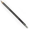 KEYROAD Triangular Pencils with Rubber - Box of 12-2HB Scratch Resistant Lead - Black Coating - Ideal for Kids and Adults - School Supplies