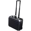 ALUMAXX affari trolley valigia Pandora, 47 cm, 36 L, Nero opaco