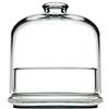 MUHA' Pasabahce Contenitore Midi Patisserie in Vetro con Cupola, Cm 11.5 X 19 H, Glass