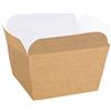 Garcia de Pou 100 pezzi - Deli-Barchette 210 + 15 Pe G/M2 4,8 x 4,8 x 4,9 cm naturale cartone