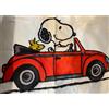 SL Federa Per cuscino lettino 28x40 Cotone bianca con cerniera SNOOPY