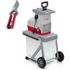 IKRA trituratore elettrico ILH 2800, con forbici da giardino incluse