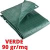 Telo occhiellato impermeabile 2x3 Telone copritutto pesante bianco trasparente