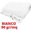 Telo occhiellato impermeabile 2x3 Telone copritutto pesante bianco trasparente