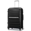 Samsonite Unisex-Adult Freeform Hardside espandibile con doppie ruote girevoli, bianco, Checked-Medium 24-Inch, Freeform Hardside espandibile con doppie ruote girevoli
