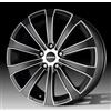 Momo Europa Black Matt 8 x 17 ET35 5 X 100 cerchi in lega