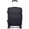 Kono Trolley Aerolite ABS,bagaglio a mano 55x40x22 cm,Valigia rigida con 4 ruote,Ideale a bordo di Ryanair, Alitalia, Meridiana