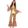 Amscan 9907006 - Costume da donna Hippy, taglia 45-44, da donna, multicolore