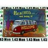 N/A PB93 PLAQUES TOLEE vintage 20 X 30 cm : BEACHED... and loving it! Combi
