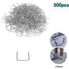 GRAFFETTE PUNTI METALLICI PER PISTOLA SALDATORE PLASTICA 500PZ 0.8MM - FLAT
