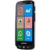 Brondi Smartphone Brondi Amico XS Tasto SOS per anziani, Cellulare Rete 4G Dual Sim Mic