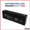GENERICO MKC,EXTRACELL,YAMADA,JOIN,HQ,EC Batteria Allarme 12v 2.3ah al Piombo per Sirena Antifurto 2ah 2.2ah come fg20201