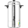 HENDI Percolatore, Parete Singola, Filtro Integrato, Rubinetto Antigoccia, per Caffè Macinato Grosso, Senza Filtro di Carta, 6L, 230V, 1500W, 340x227x(H)468mm, Acciaio Inox 18/0