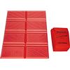 Tatonka Cuscino pieghevole per sedile Seat Mat 26 x 34 cm, pieghevole, morbido, con pratica custodia, per sedersi caldi allo stadio, durante le escursioni e le scale, 26 x 34 cm (rosso)
