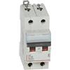 Legrand 407800E - Interruttore automatico magneto termico, 2P, 16A, curva C, 10kA, 2 moduli, DX3