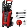 Einhell Idropulitrice TE-HP 140 | 1900 W | 140 bar | sistema Quick-Couple | tubo ad alta pressione | pistola | lancia | ugelli vari | spazzola