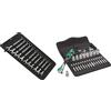 Wera 05020013001 6000 Joker 11 Set 1, Kit con chiavi combinate a cricchetto, metrico, 11-teilig & 8100 SA 6 Kit con cricchetto Zyklop Speed, attaco da 1/4, metrico, 28 pezzi