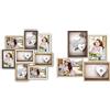 Zep ty087 Montreaux Cornice portafoto Legno Marrone/Avorio/Naturale 10 x 15 cm, brun/ivoire/naturel & Montreaux 4Q - Cornice portafoto multipla, Per quattro fotografie 13 x 18 cm, Legno, Multicolore