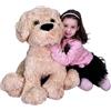 Animal &Co Pts Golden Labrador Cane Peluche 64cm Seduto Grande Soft Plush Size XXL Col Marrone