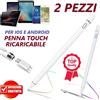 X2 PENNA TOUCH SCREEN ANDROID IOS PENNINO DIGITALE TABLET SMARTPHONE RECHARGE