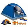 TENDA DA CAMPEGGIO 2/ 3 /4 POSTI PERSONE CANADESE MANUALE SACCO A PELO GAZEBO