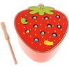 calamita di legno frutta cimice gioco giocattolo per bambini giocattolo
