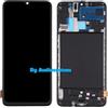 SAMSUNG DISPLAY TOUCH SCREEN+FRAME SAMSUNG GALAXY A70 SM-A705FN/DS NERO VETRO SCHERMO