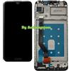 HUAWEI DISPLAY TOUCH SCREEN FRAME per HUAWEI Y7 2019 DUB-LX2 DUB-L22 NERO VETRO SCHERMO