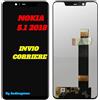 NOKIA DISPLAY LCD+TOUCH SCREEN ORIGINALE NOKIA 5.1+ PLUS 2018 (X5) TA-1105 TA-1108