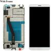 AUDIOSYSTEM DISPLAY LCD+TOUCH SCREEN +FRAME PER HUAWEI HONOR 7A AUM-L29 AUM-L41 BIANCO VETRO