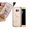 PER MOTOROLA MOTO G5S XT1792 XT1793 XT1794 CUSTODIA COVER GEL STRASS ALLUMINIO